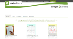 Desktop Screenshot of dreischtrom.de